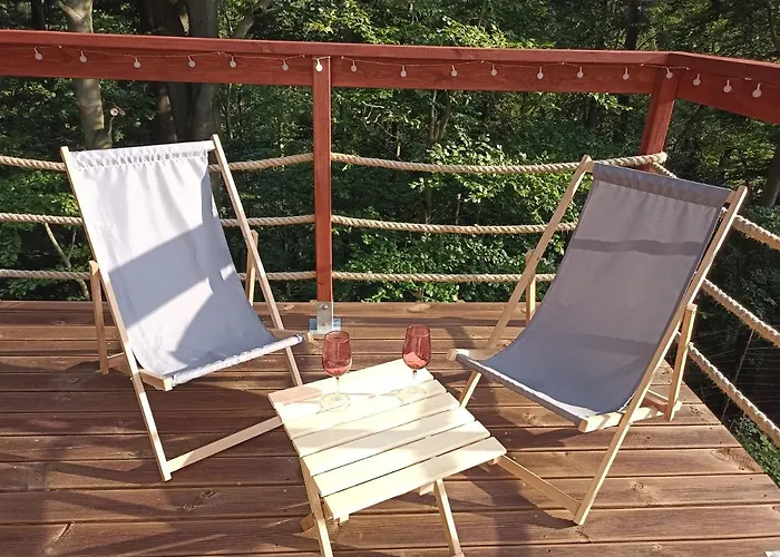 Luxusní stan Skaly Spaly - Jurta Caloroczna Przesieka